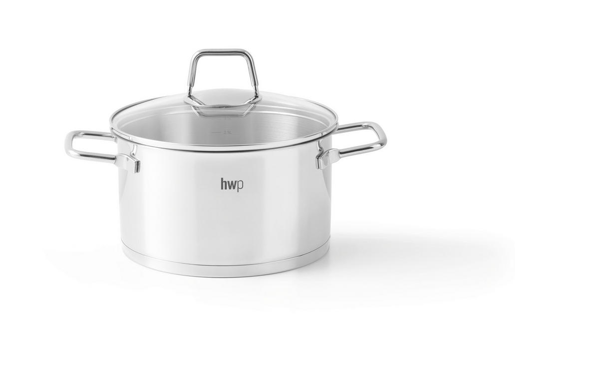 OALĂ PENTRU CARNE 3 l  - străveziu/culoare inox, Basics, sticlă/metal (20/11,5cm) - Homeware Profession.