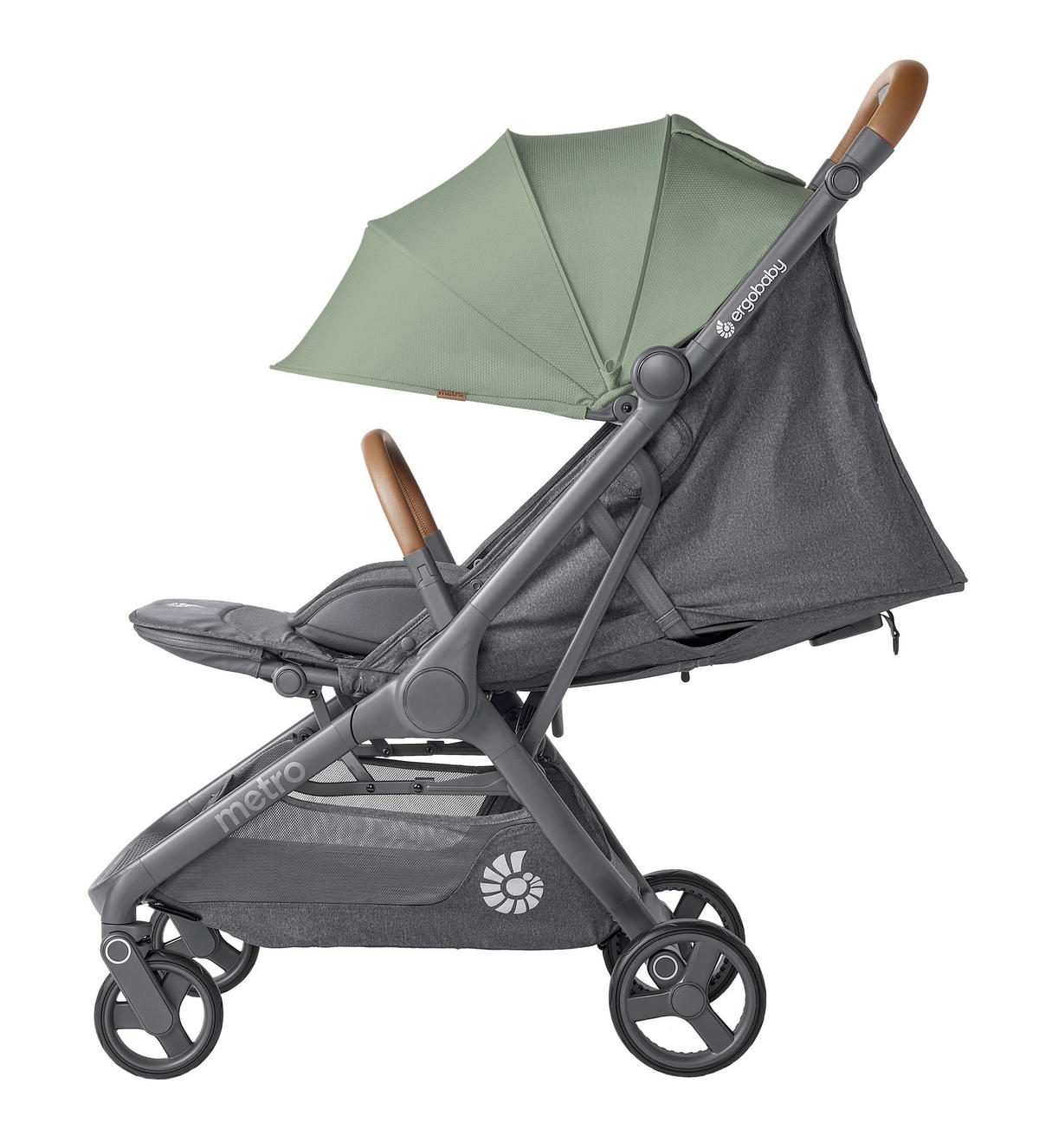 KIŠOBRAN KOLICA  METRO 3 DELUXE  - svetlozelena, Osnovno, metal/tekstil (23/44/56cm) - Ergo Baby