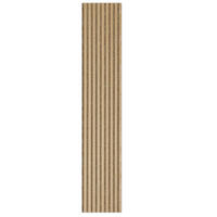 AKUSTIKPANEEL Economico Eichefarben 240/38/1,65 cm  - Eichefarben, Basics, Holzwerkstoff/Kunststoff (240/38/1,65cm)