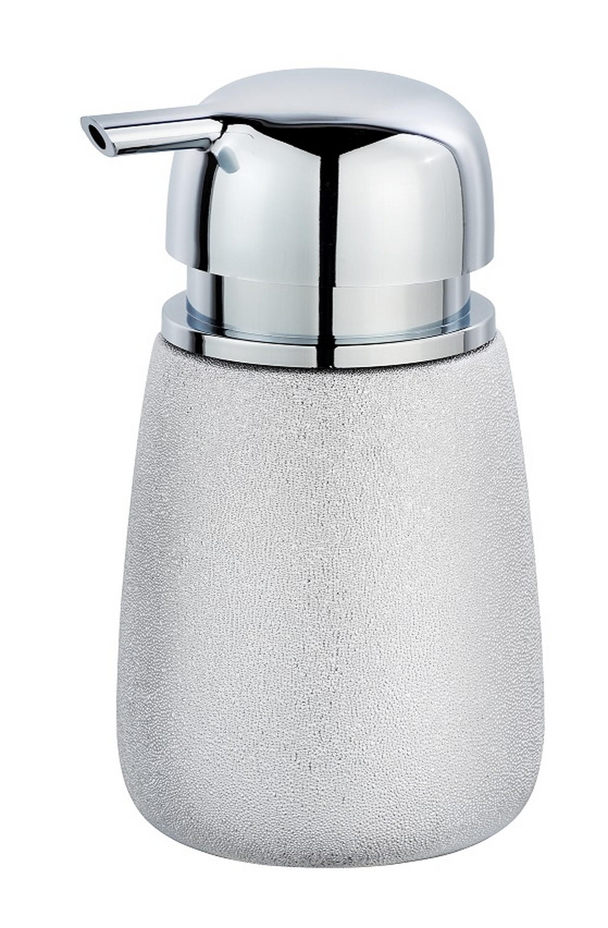 TVÅLPUMP keramik  - silver, Basics, keramik (7/7/13cm)