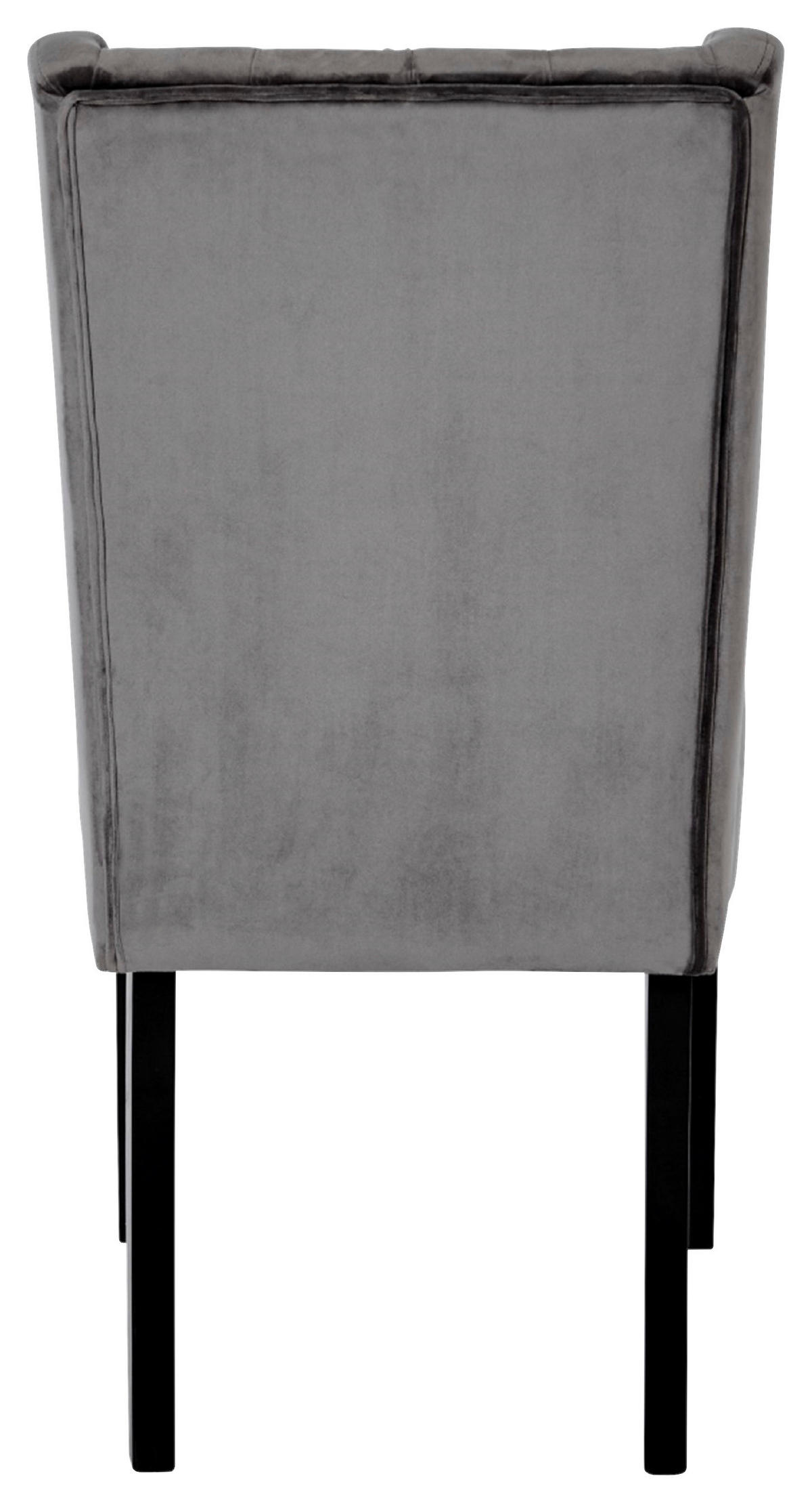 STUHL  in Samt  - Anthrazit/Schwarz, Modern, Holz/Textil (50/62/99cm) - Livetastic