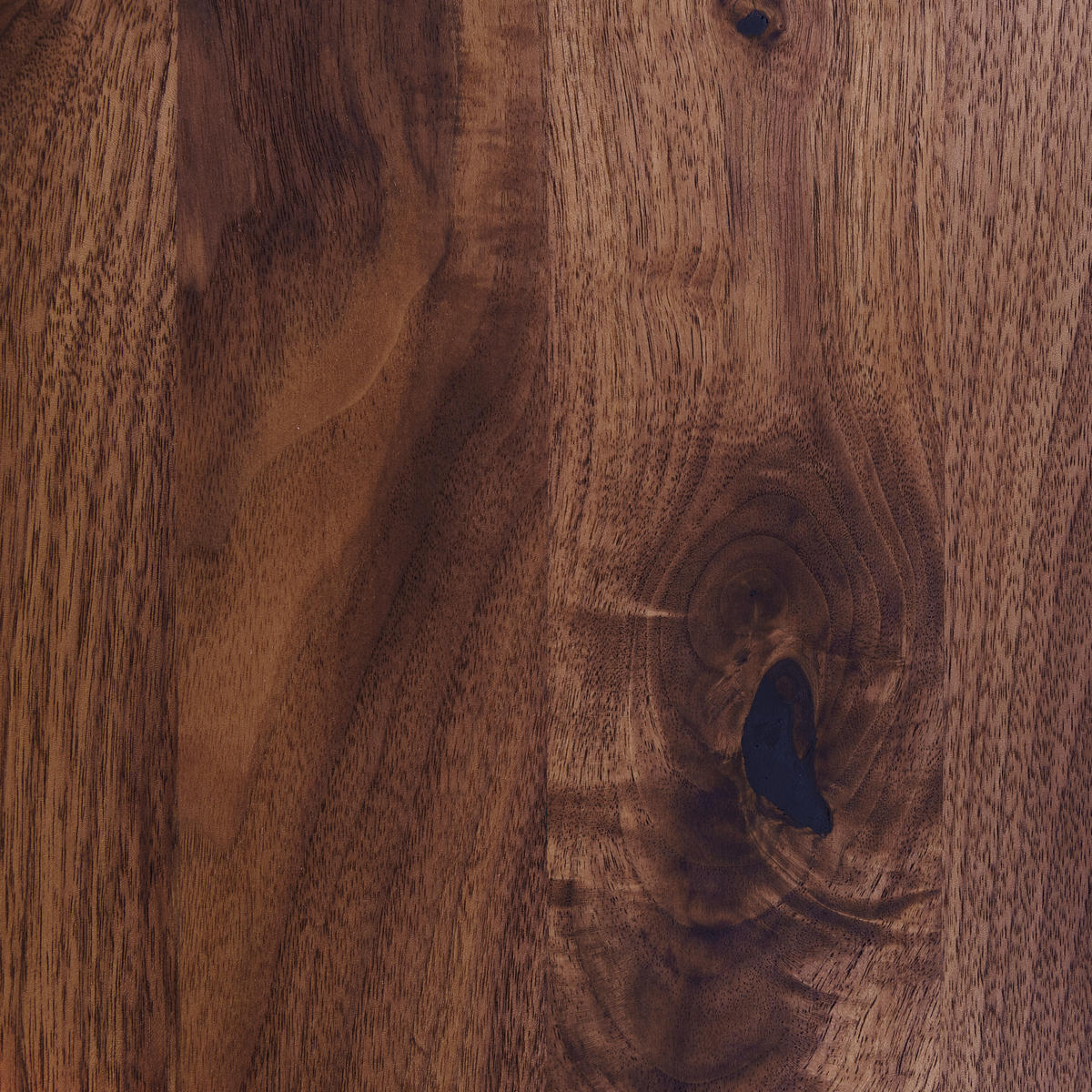 ESSTISCH in Holz, Metall 190/100/75 cm  - Anthrazit/Nussbaumfarben, Design, Holz/Metall (190/100/75cm) - Venjakob