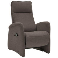 FERNSEHSESSEL in Chenille Graubraun  - Graubraun, Konventionell, Textil (79/114/87-176cm) - Valdera