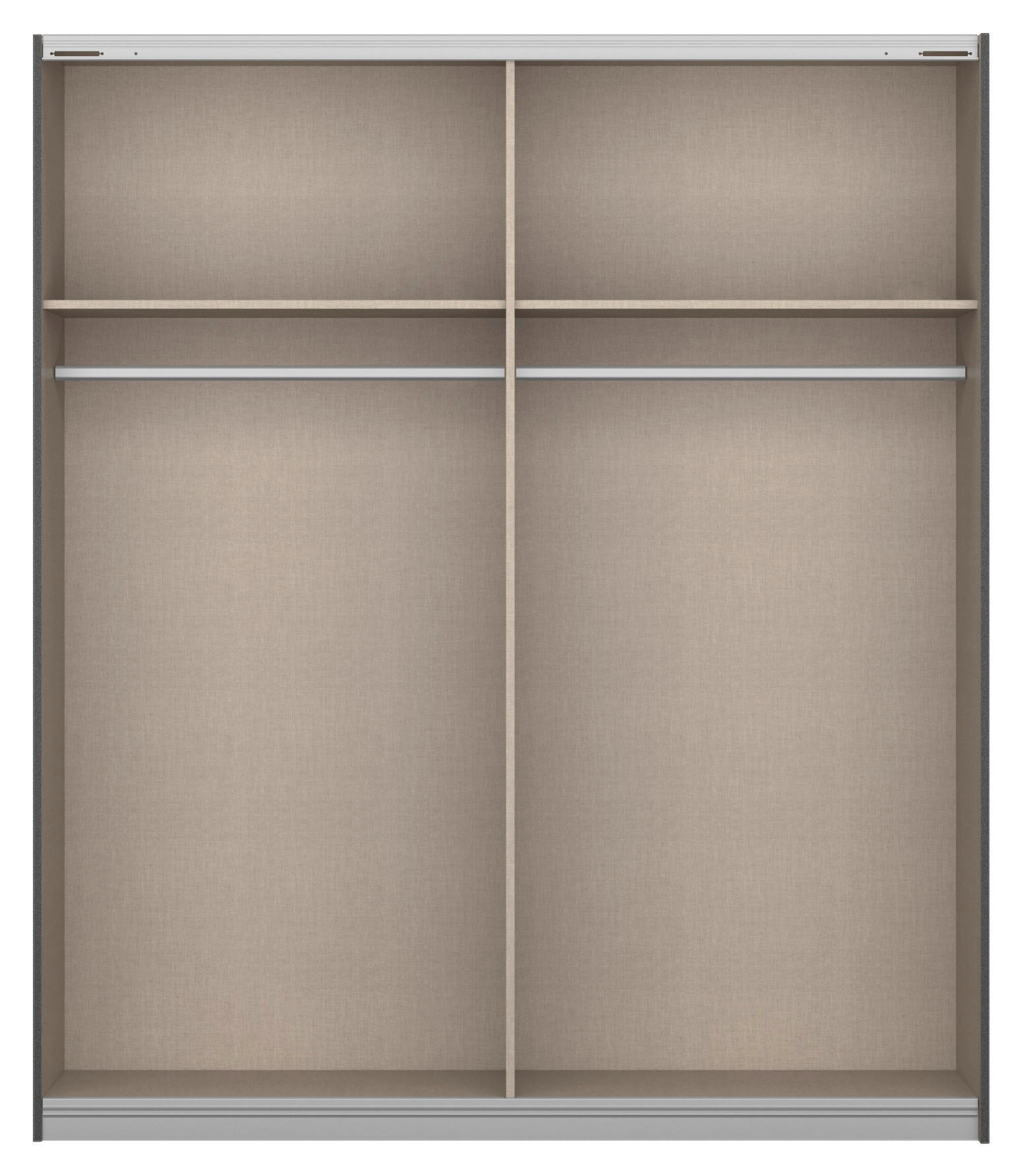 FÜGGESZTETT TOLÓAJTÓS SZEKRÉN Pezsgő, Artisan tölgy  - Pezsgő/Artisan tölgy, Modern, faalapú anyag/Üveg (181/210/62cm) - Xora