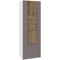 GARDEROBENSCHRANK  in 63,8/194/42,9 cm  - Eichefarben/Grau, Design, Holz/Holzwerkstoff (63,8/194/42,9cm) - Voglauer