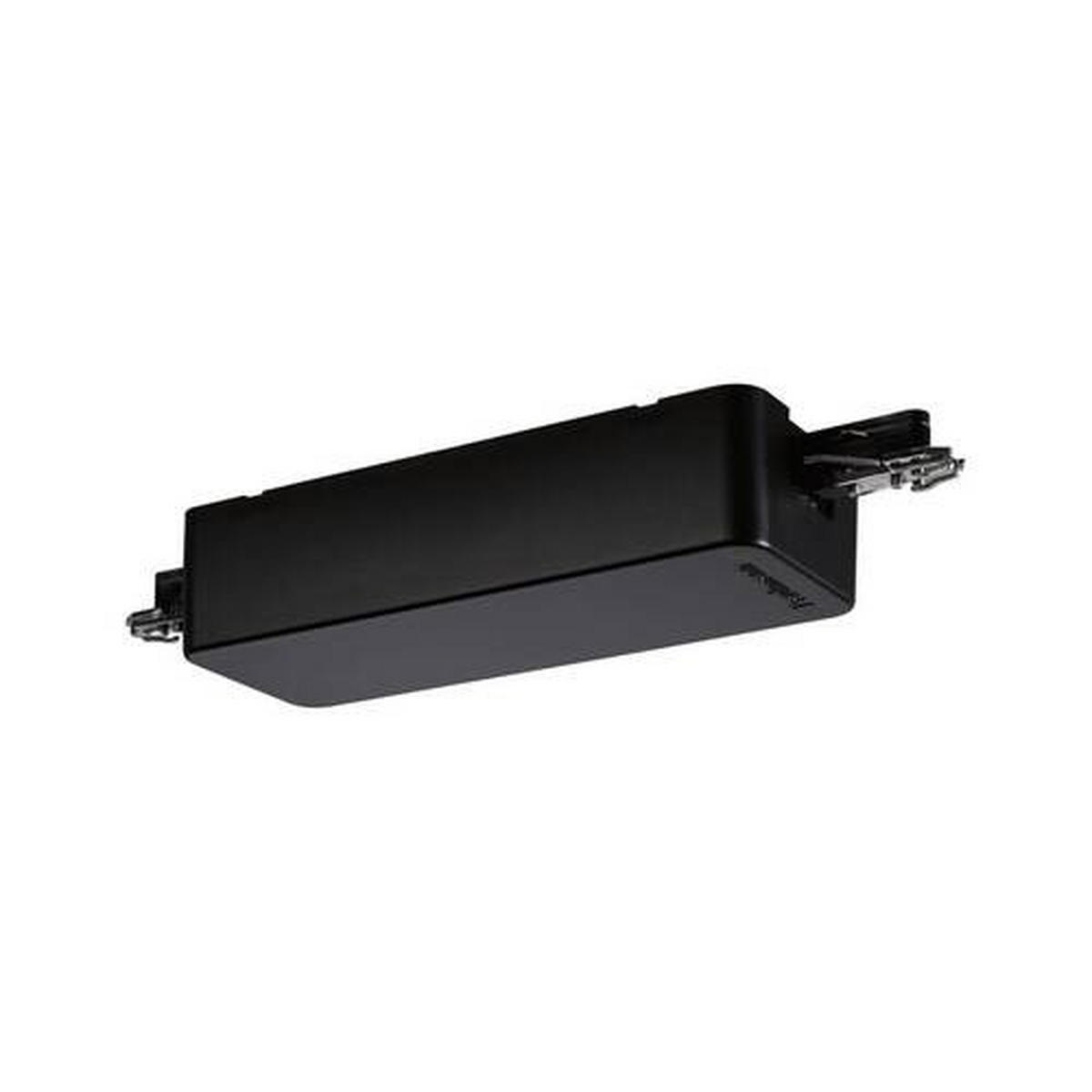 SCHIENENSYSTEM-ADAPTER URail 15,5/3,5 cm   - Schwarz, Basics, Kunststoff (15,5/3,5cm) - Paulmann