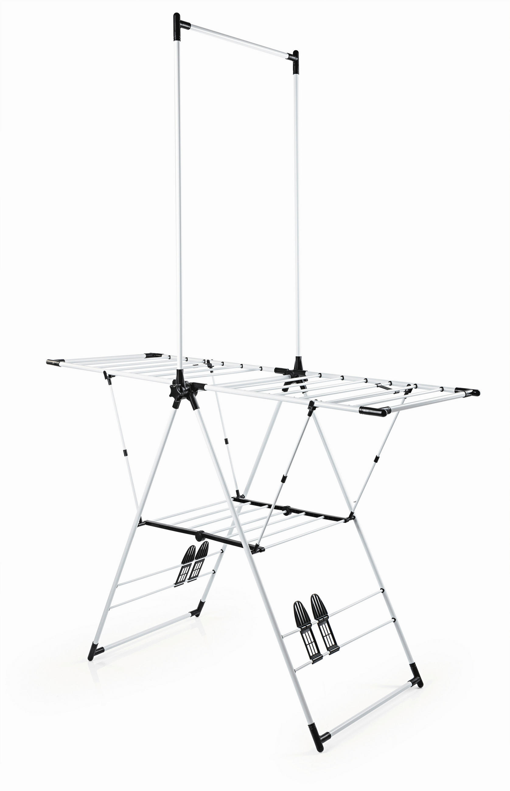 Wäschetrockner Easymaxx Schwarz, Weiß, L: 138 Cm