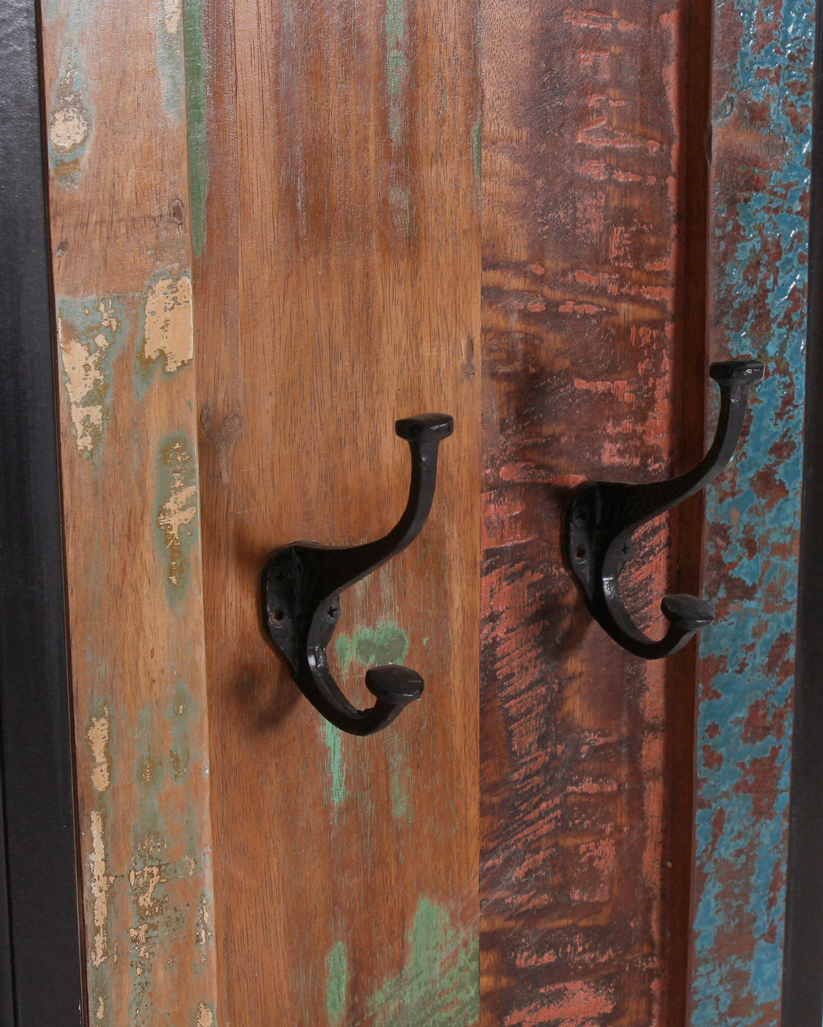 GARDEROBENPANEEL  in 35/110/8 cm  - Multicolor/Schwarz, Design, Holz/Metall (35/110/8cm) - MID.YOU