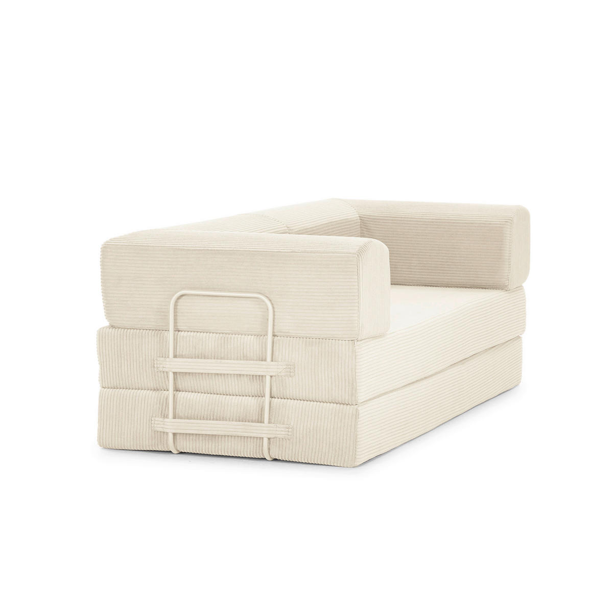SCHLAFSOFA Cord Creme  - Creme, MODERN, Textil (200/70/90cm) - Livetastic