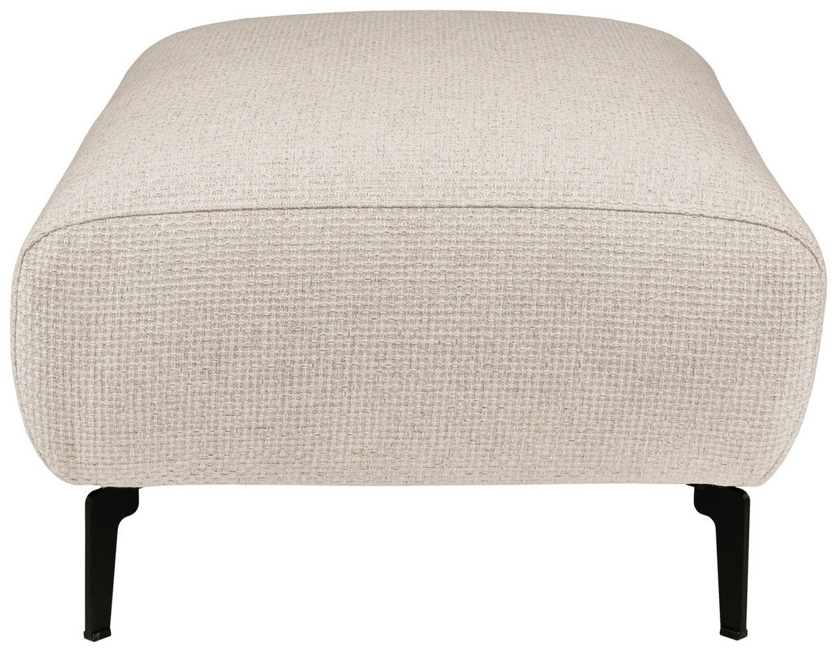 PALL i trä, textil beige  - beige/svart, Design, metall/trä (88/44/65cm) - Best Price