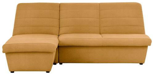 ECKSOFA Senfgelb Webstoff  - Senfgelb/Schwarz, Design, Kunststoff/Textil (168/214cm) - LOOKS by W.Joop