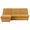 ECKSOFA Looks VIII Senfgelb Webstoff  - Senfgelb/Schwarz, Design, Kunststoff/Textil (168/214cm) - LOOKS by W.Joop