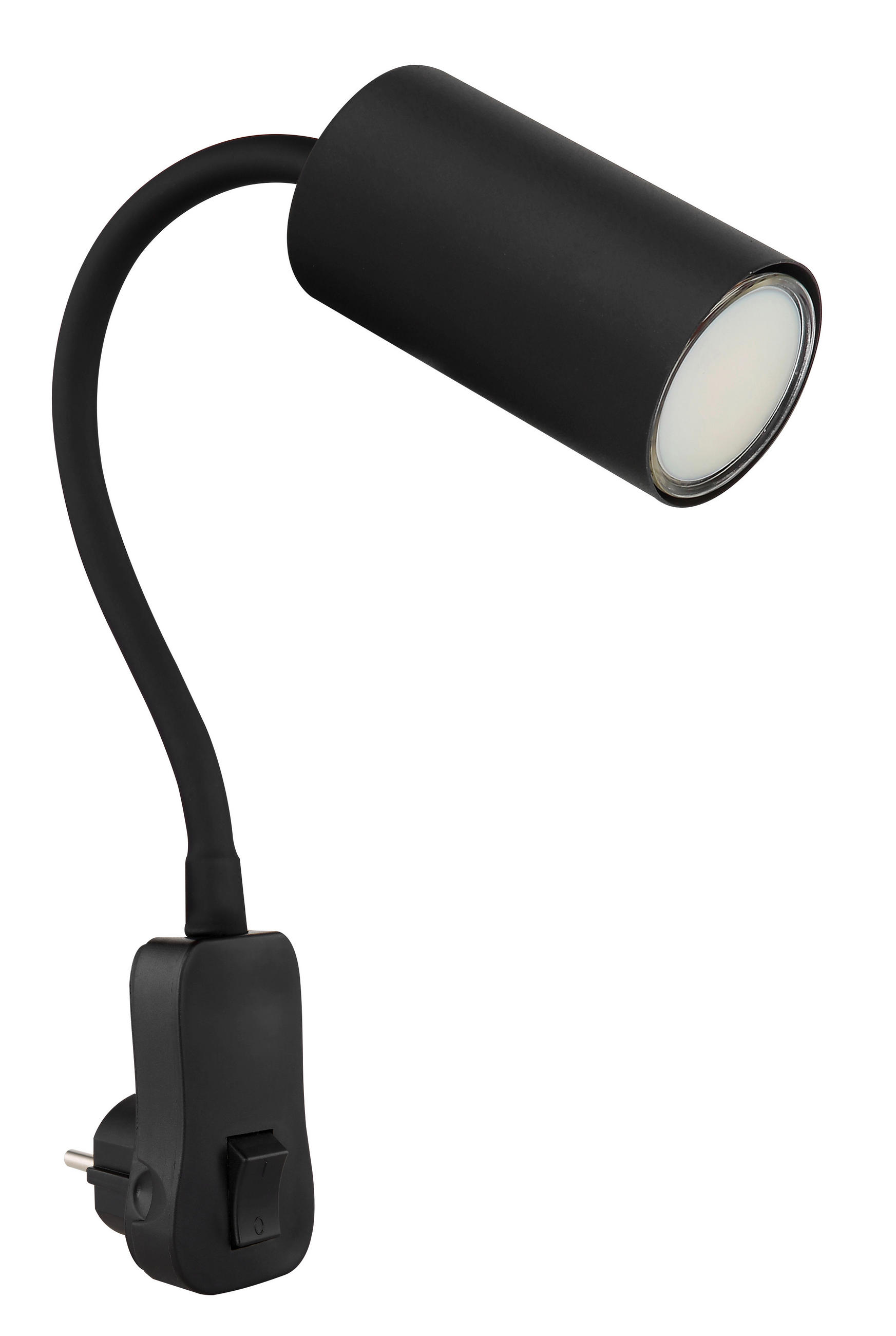 WANDLEUCHTE 5,5/32/43 cm   - Schwarz, Basics, Kunststoff/Metall (5,5/32/43cm) - Globo