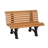 GARTENBANK 120/80/64 cm   - Hellbraun/Dunkelbraun, Basics, Kunststoff (120/80/64cm) - Modante