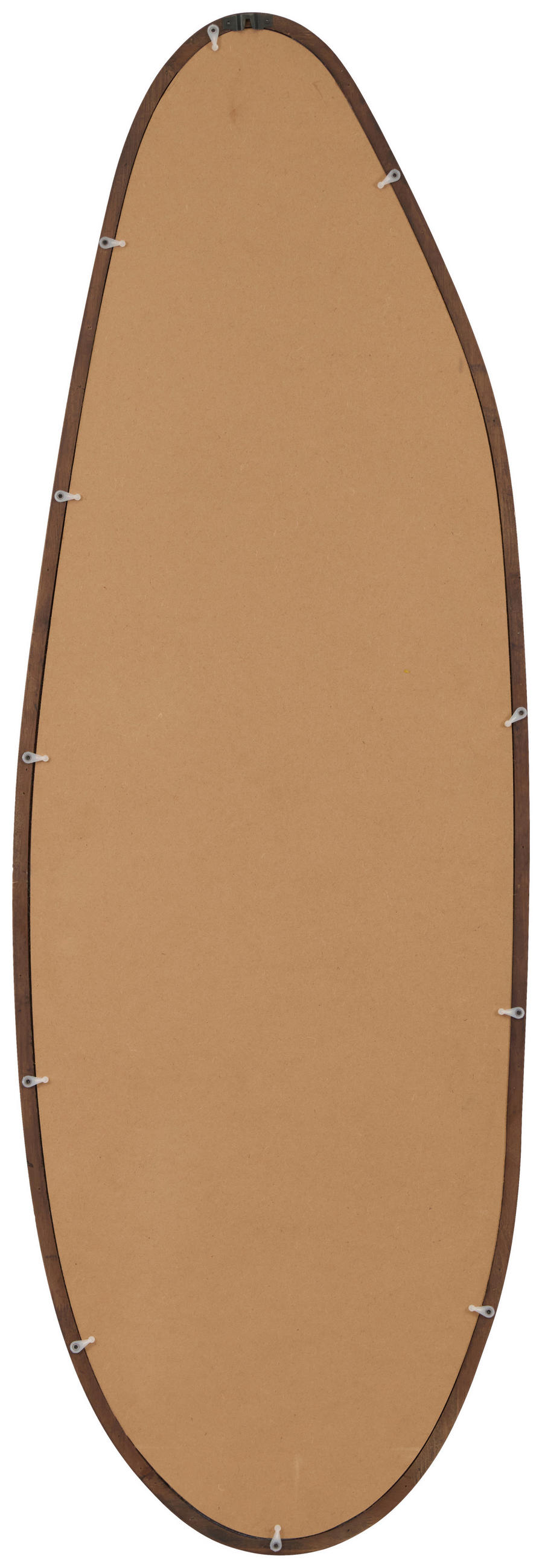 WANDSPIEGEL 50/150/3 cm    in Freiform  - Walnussfarben/Naturfarben, Design, Glas/Holz (50/150/3cm) - MID.YOU