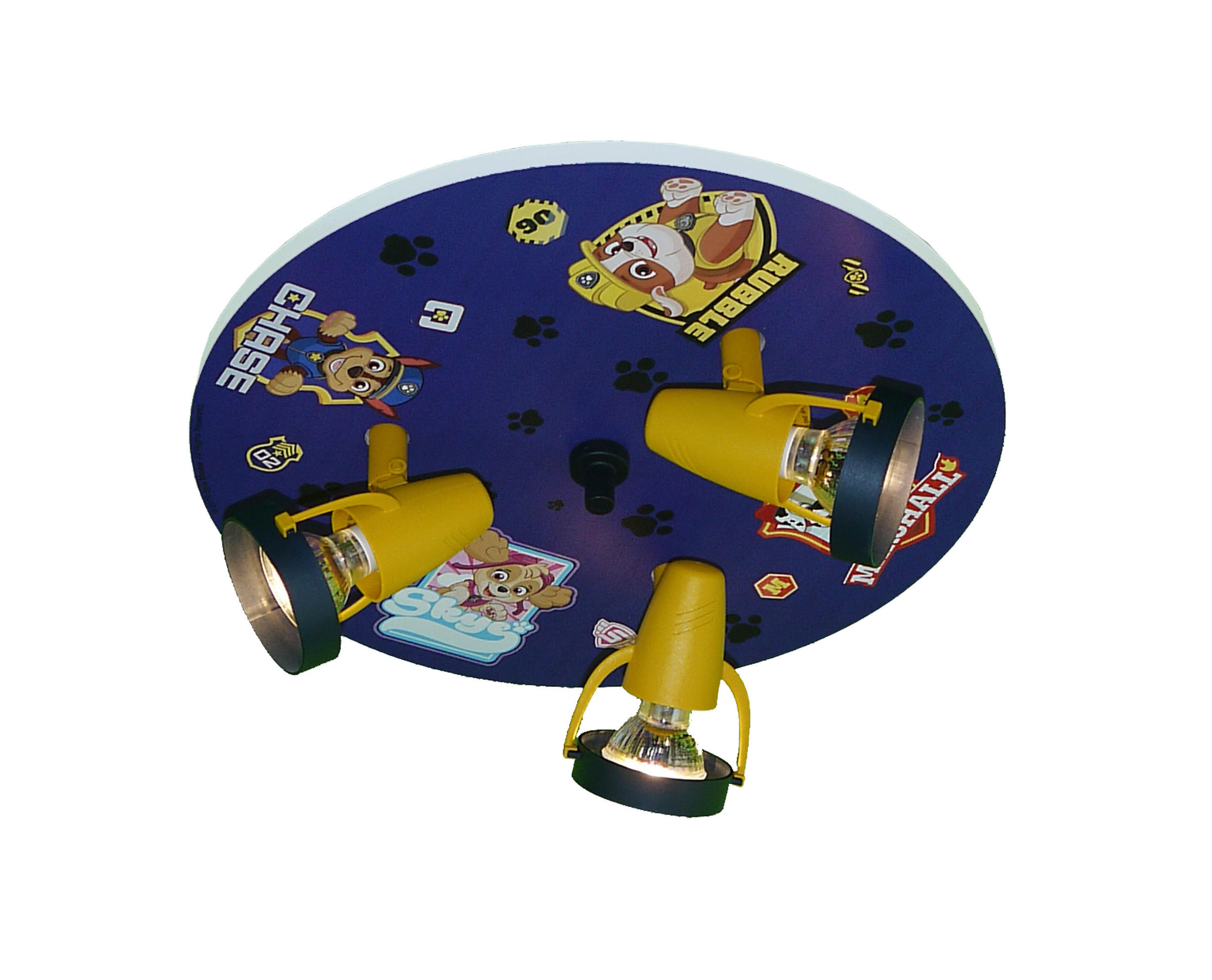 XXXLutz Kinderdeckenleuchte Paw Patrol Blau, Mehrfarbig 15 cm