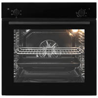 EINBAUBACKOFEN EBS900  - Schwarz, Basics, Glas/Metall (56,9/59,6/59,5cm) - Oranier