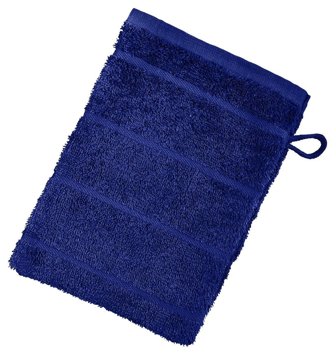 Waschlappen Liliane Dunkelblau Baumwolle