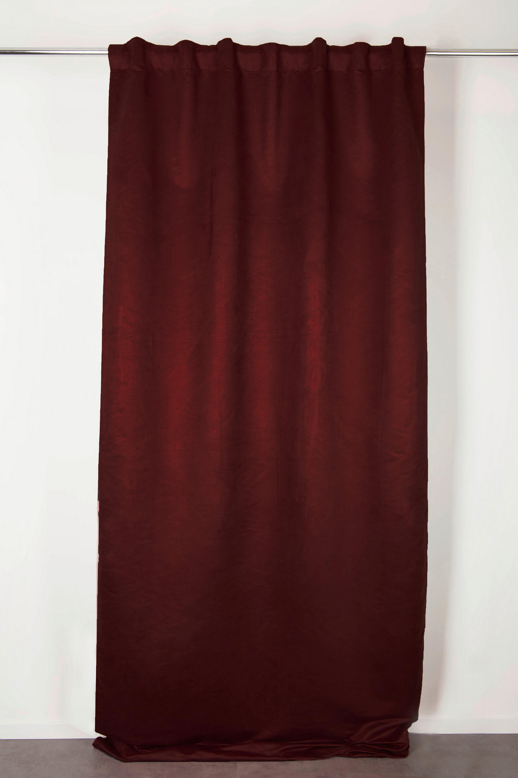 FERTIGVORHANG  blickdicht   140/280 cm  - Rot, Basics, Textil (140/280cm)