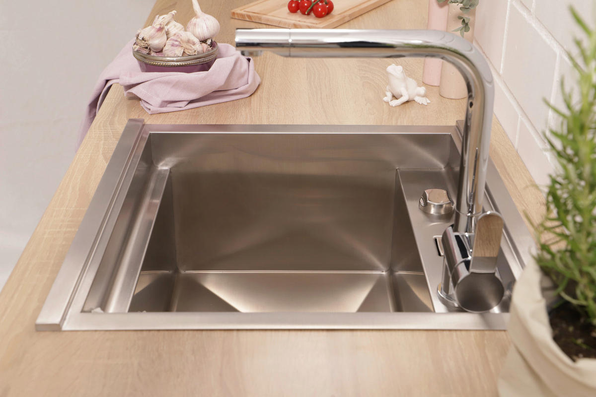 DISKHO 17501000520500100-80  - stålfärgad, Basics, metall (52/24,5/50cm) - Respekta