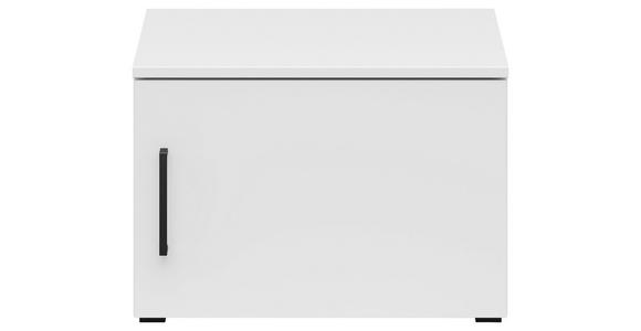 AUFSATZSCHRANK 50/35/40 cm - Schwarz/Weiß, MODERN, Holzwerkstoff/Kunststoff (50/35/40cm) - Carryhome