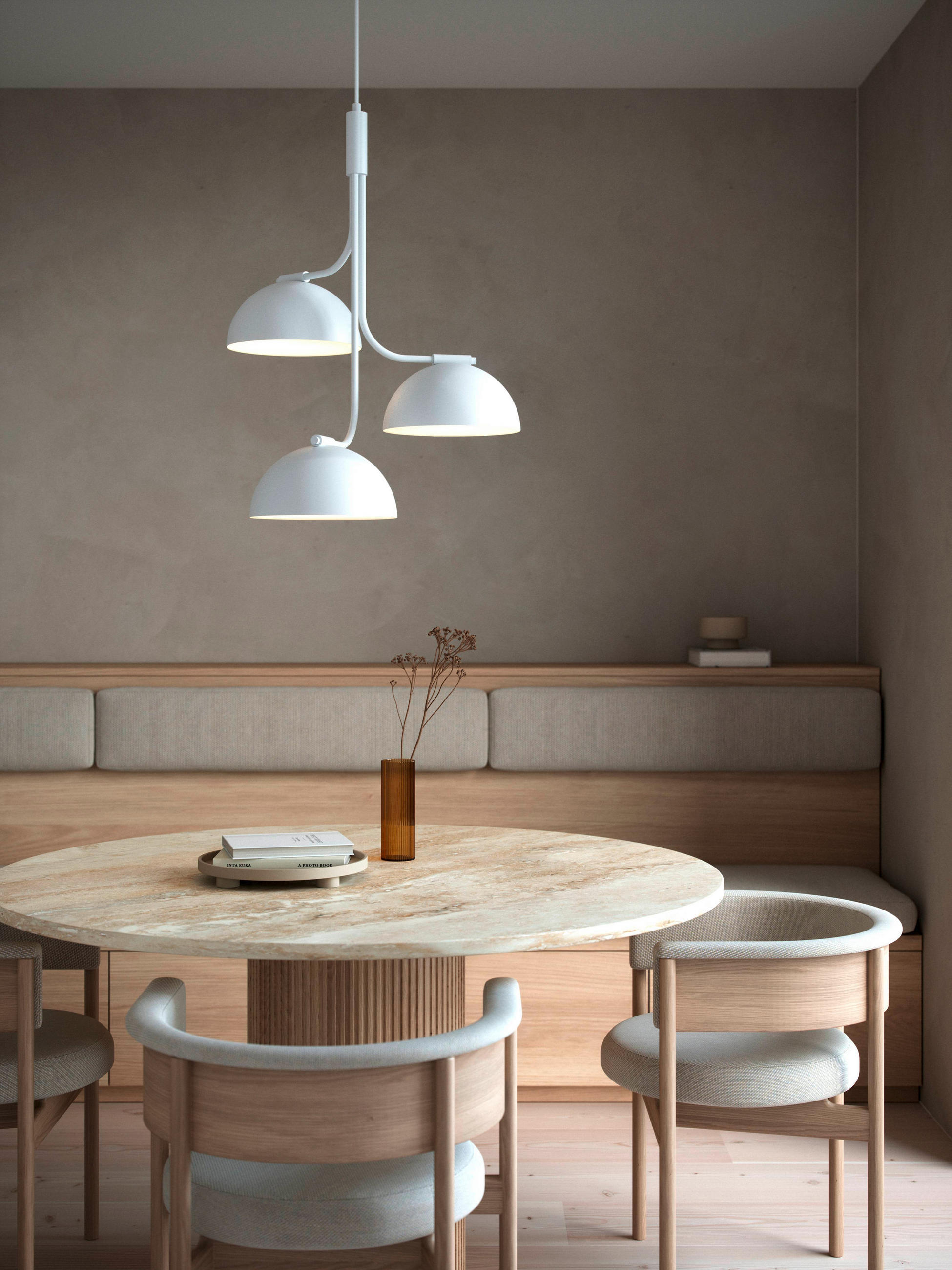 HÄNGELEUCHTE Tullio 60/73 cm   - Weiß, Design, Metall (60/73cm) - Nordlux