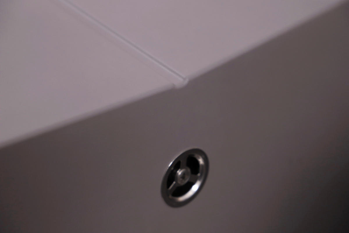 DISKHO 17501000860500701-83  - grå, Basics, glas/plast (86/21,4/50cm) - Respekta