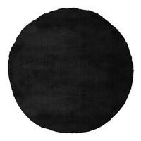 Covor Cu Fir Lung  My Cha Cha  - negru, Basics, textil (80cm) - Novel