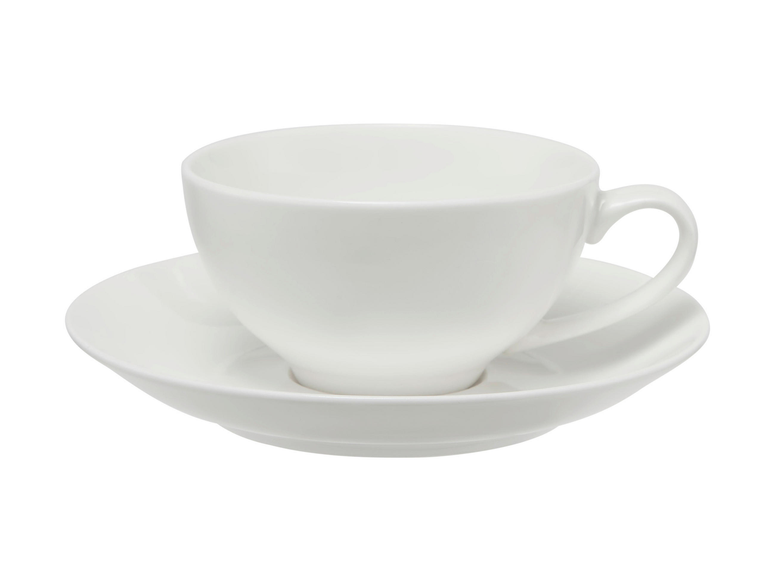 ŠÁLEK S PODŠÁLKEM  - bílá, Basics, keramika (15.9/6.3/15.9cm) - Maxwell & Williams