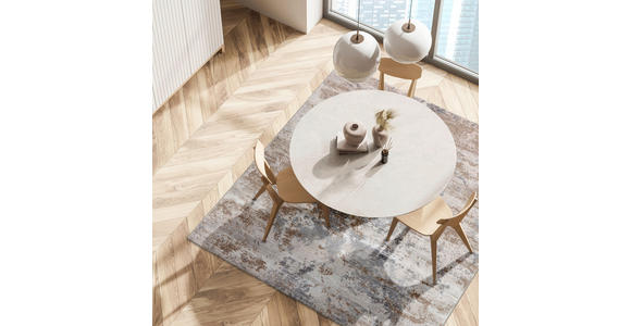 WEBTEPPICH 133/190 cm Antea Grau, Beige  - Beige/Grau, Design, Textil (133/190cm) - Novel