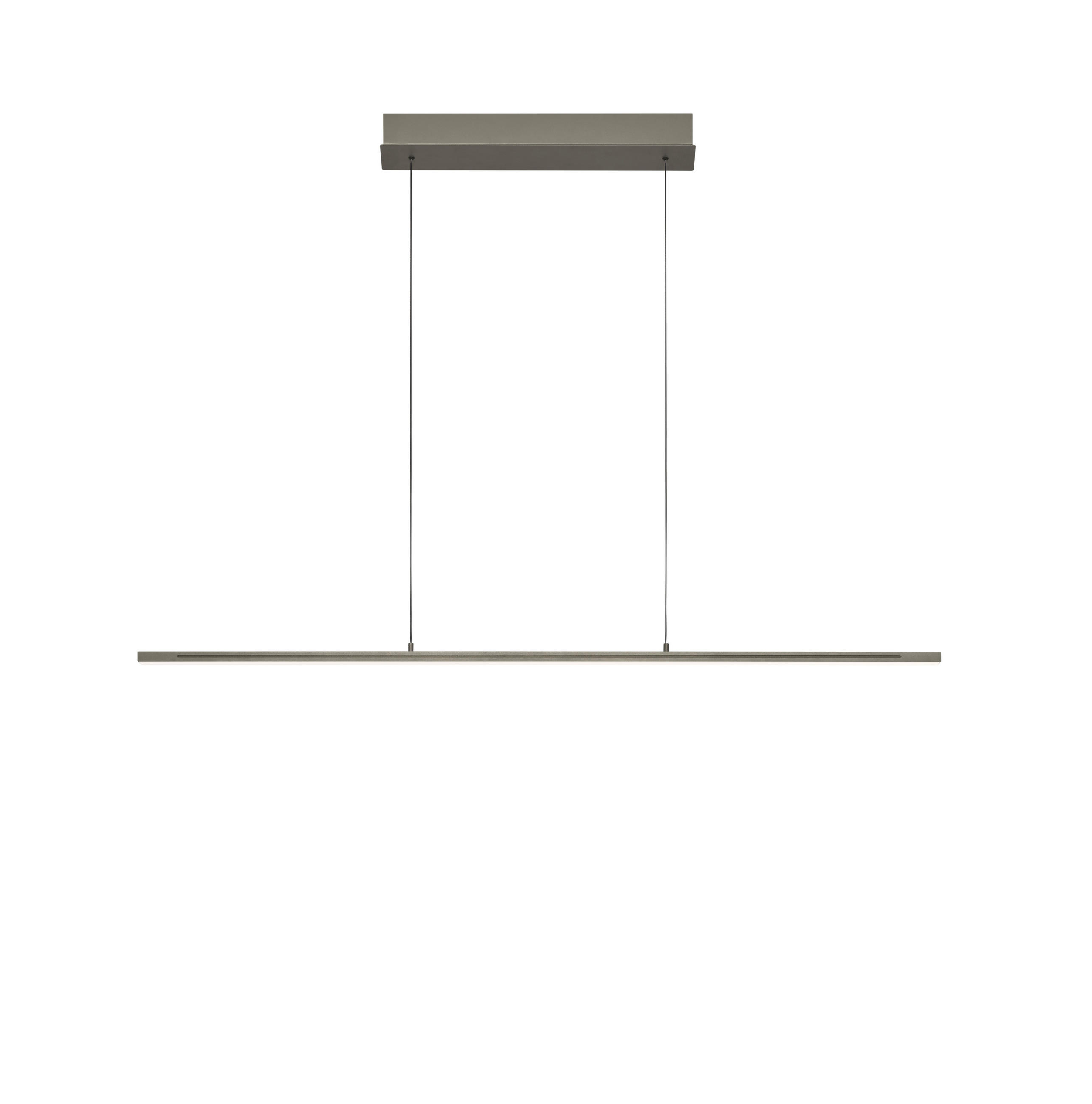 LED-HÄNGELEUCHTE    - Taupe, Basics, Metall (121cm)