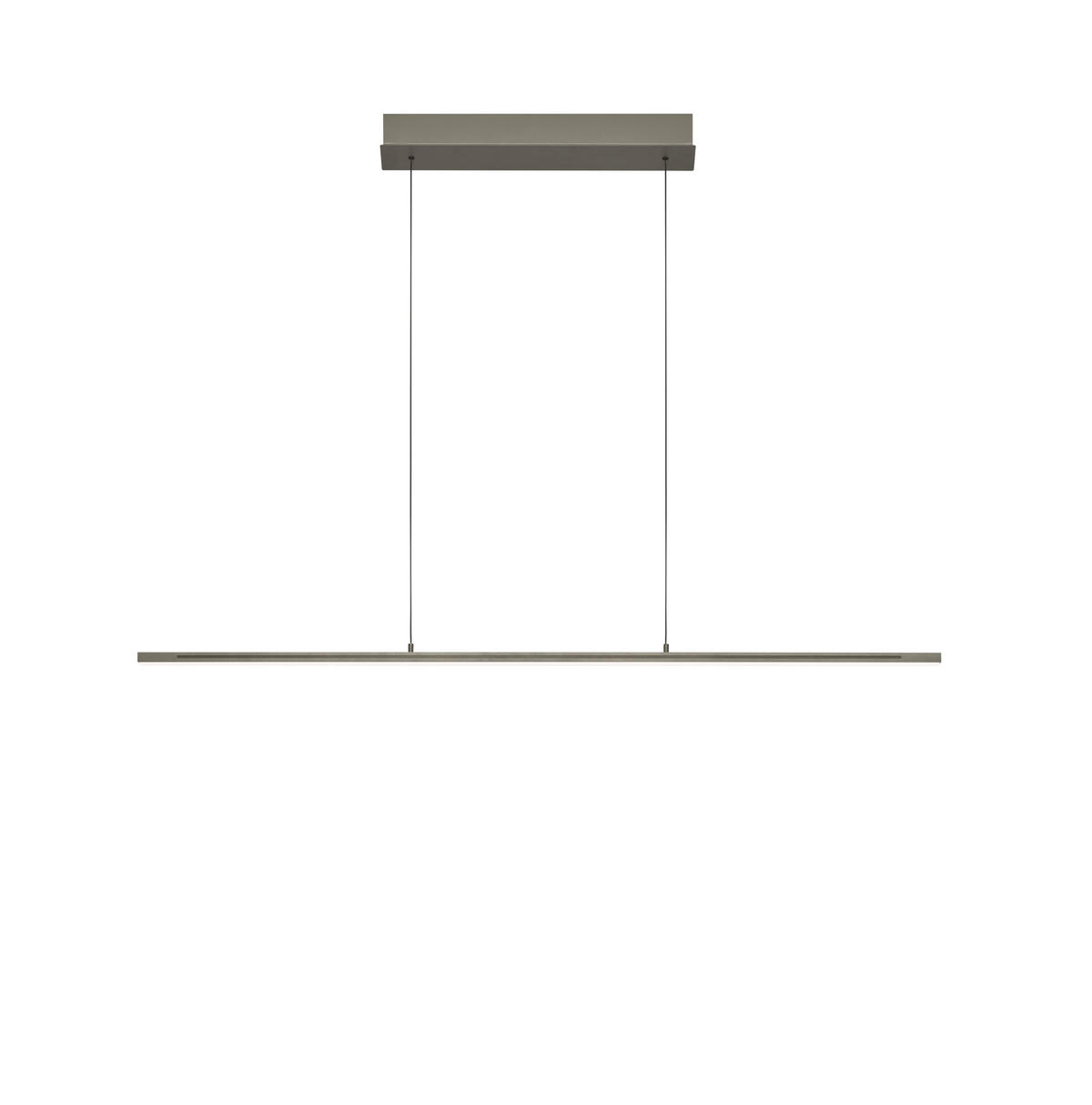 LED-HÄNGELEUCHTE    - Taupe, Basics, Metall (121cm)