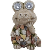 OKRASNI KROKODIL - rumena/siva, Trendi, umetna masa (11/16/11cm)