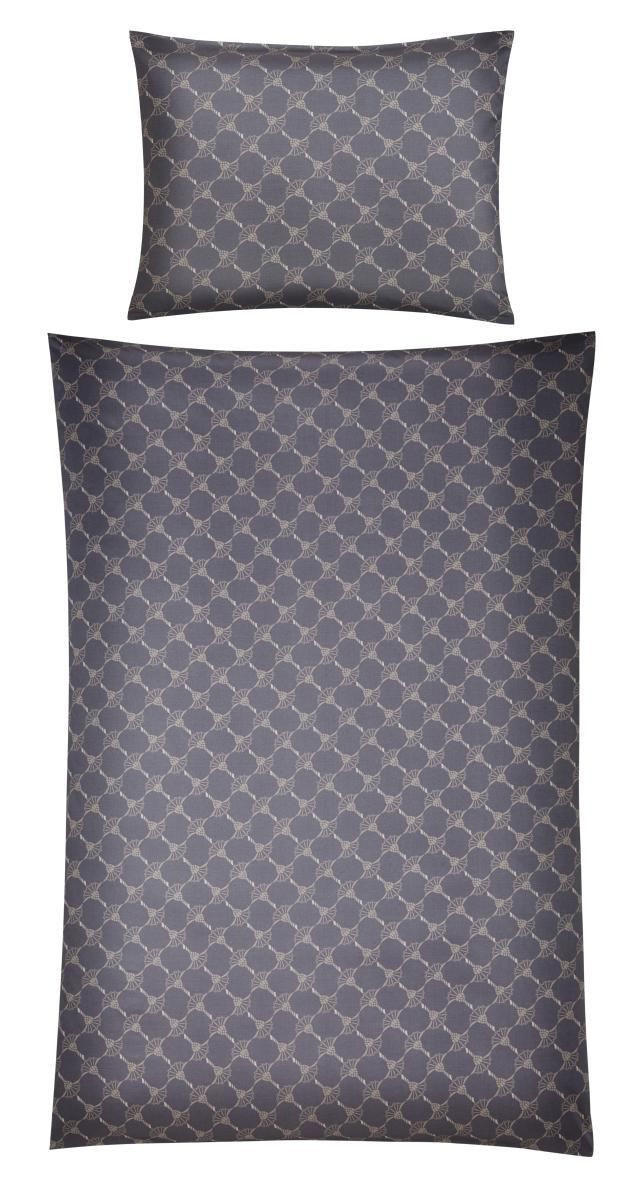 OBOUSTRANNÉ POVLEČENÍ, makosatén, tmavě šedá, 140/200 cm - tmavě šedá, Design, textil/přírodní materiály (140/200cm) - Joop!