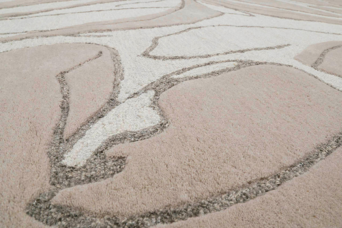 WEBTEPPICH 140/200 cm Tunia Creme, Beige, Graubraun  - Beige/Graubraun, Design, Textil (140/200cm) - Esprit