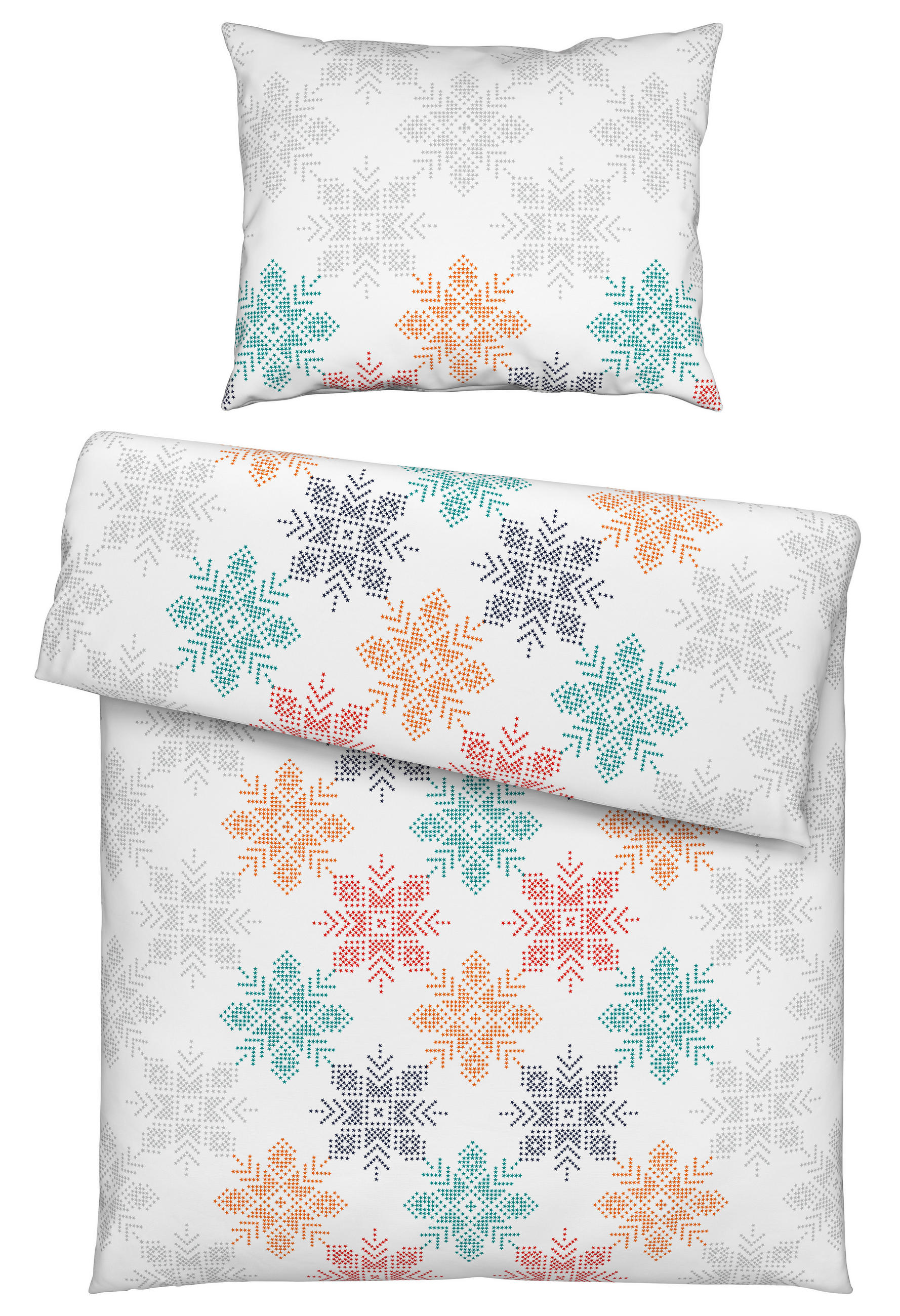 POSTELJINA NORDIC STAR 140/200 cm flanel bela  - bela, Konvencionalno, tekstil (140/200cm) - Esposa