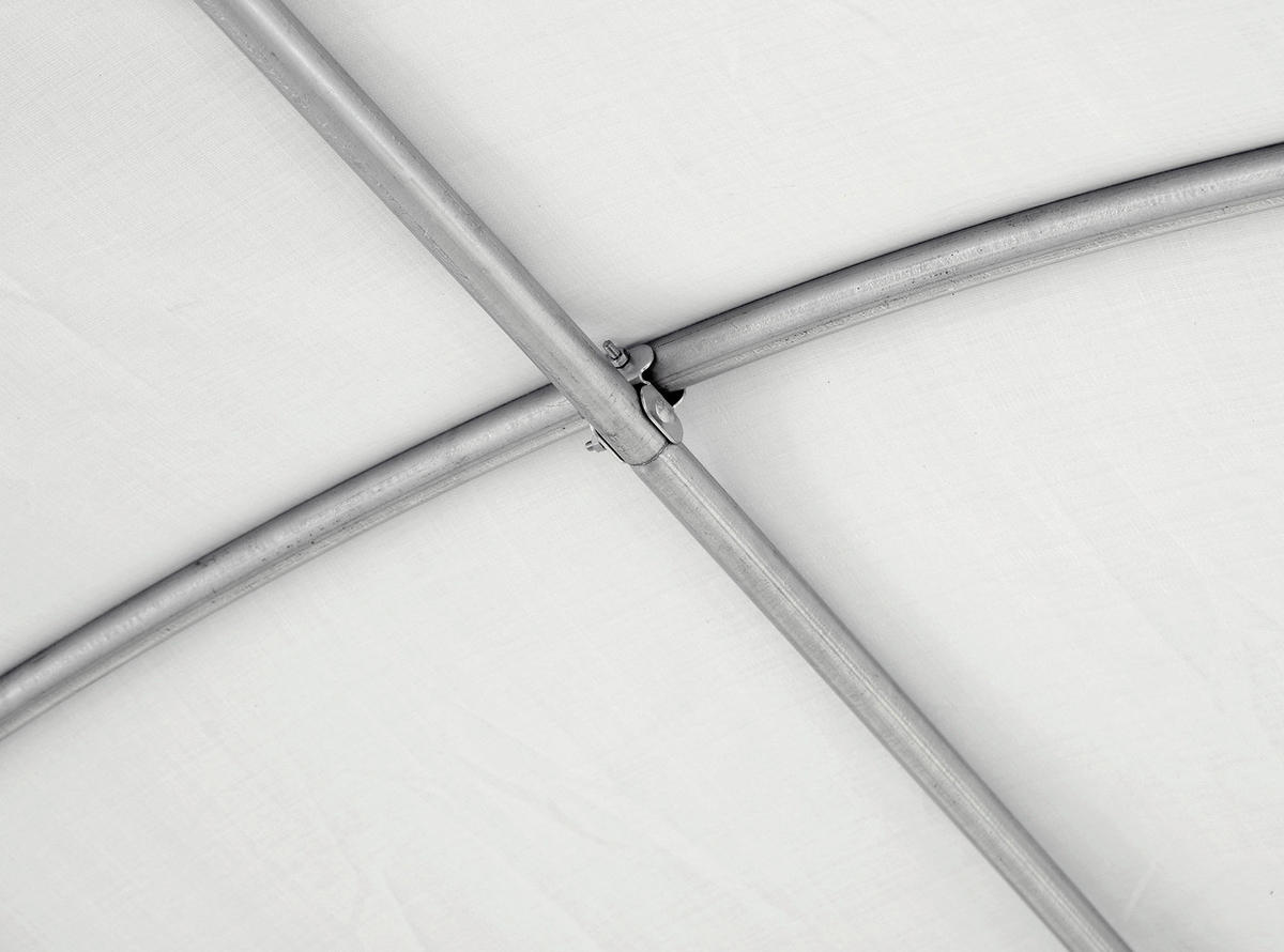 ZELTGARAGE DACH - Dunkelgrün, Basics, Kunststoff (370/370/170cm)