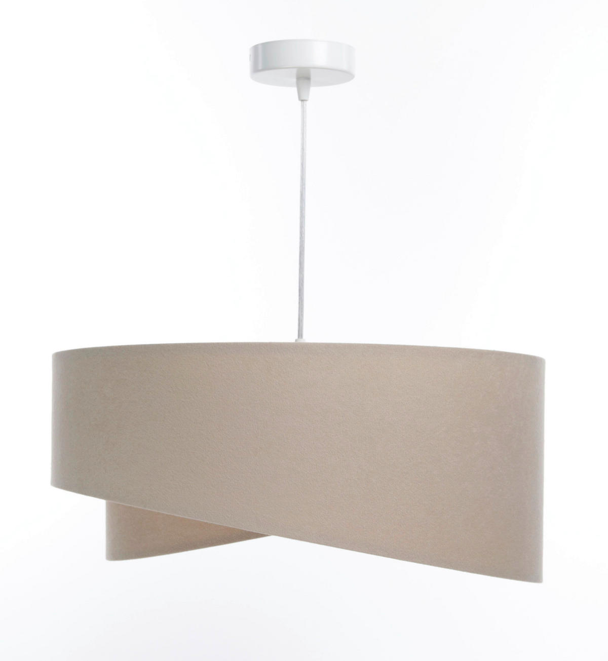 HÄNGELEUCHTE Galaxy 50/93 cm   - Beige/Goldfarben, Design, Kunststoff/Textil (50/93cm)