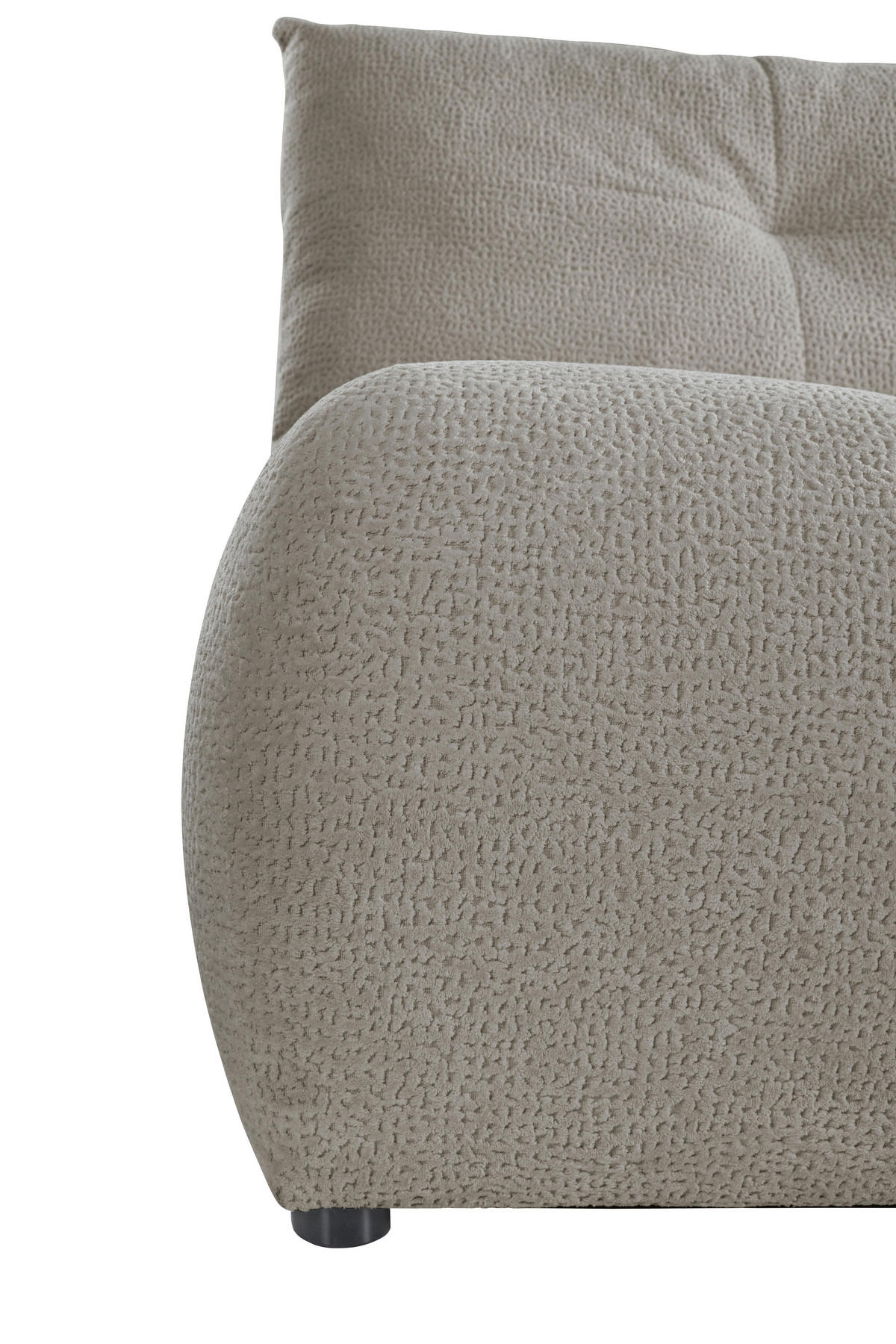 SCHLAFSOFA  mit Bettkasten erhältlich, Bettfunktion erhältlich Struktur Hellgrau  - Creme/Hellgrau, Design, Holz/Textil (209/100/103cm) - MID.YOU