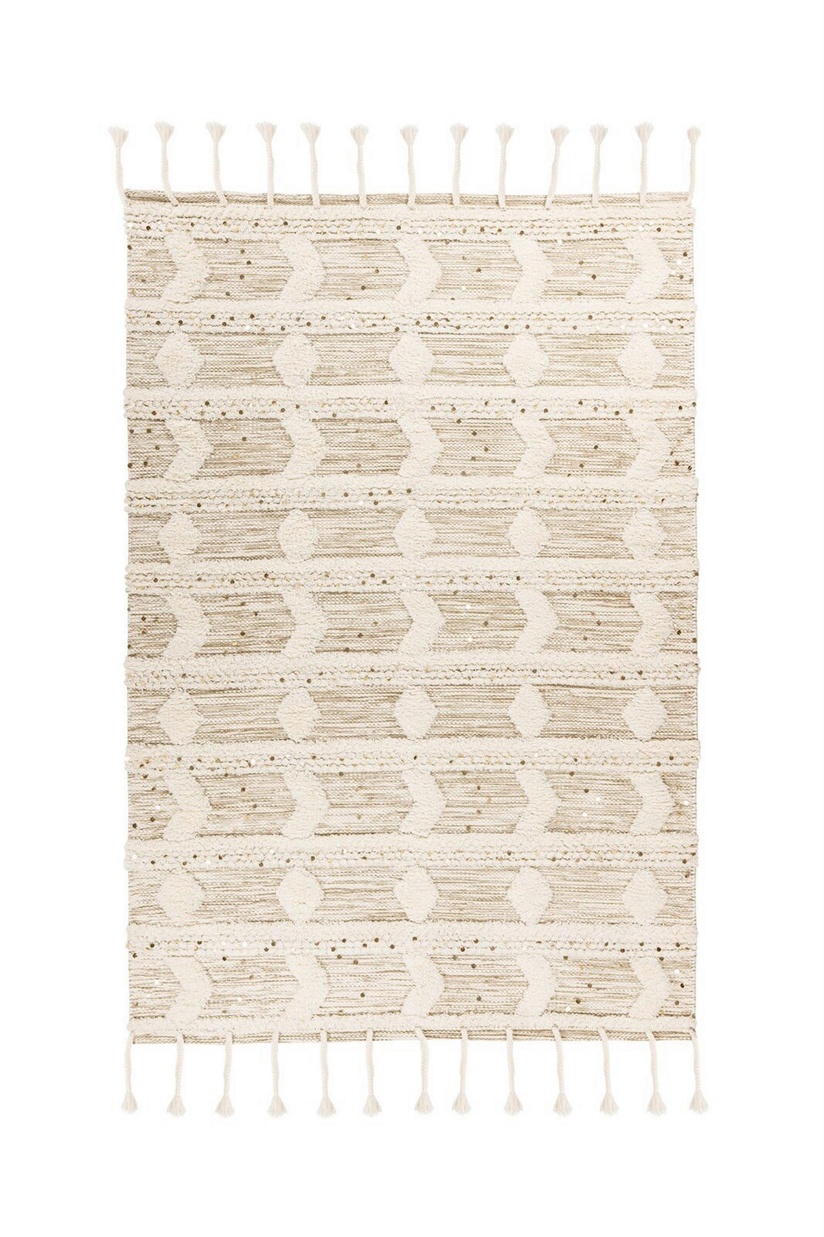 TEPPICH 200/290 cm Bohist 425 Creme / Khaki Multicolor  - Multicolor, KONVENTIONELL, Textil (200/290cm)