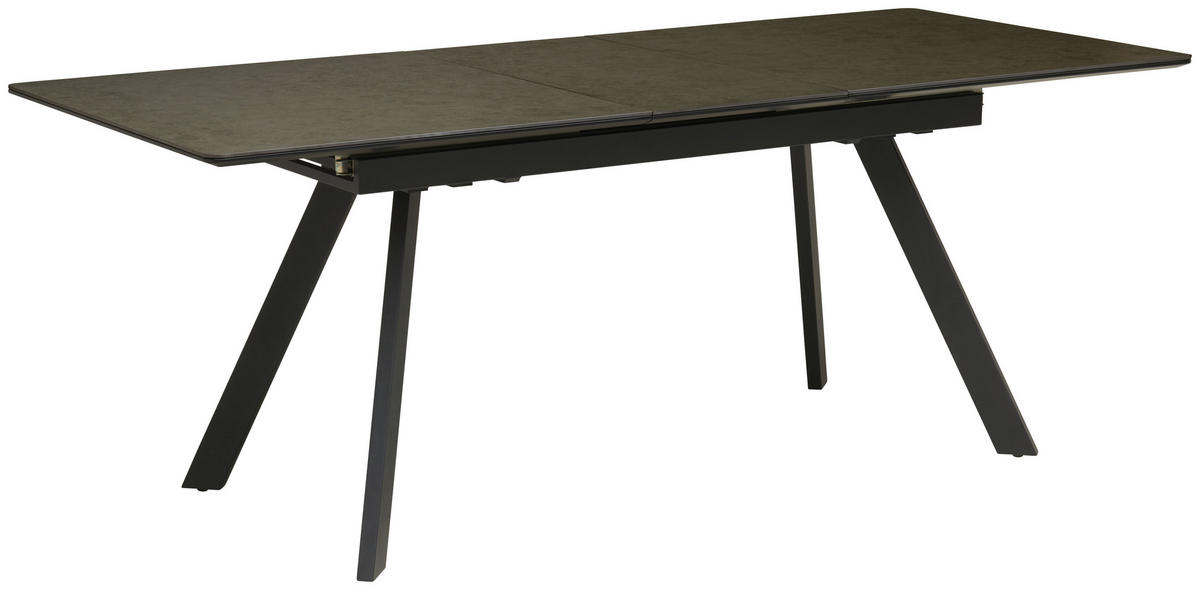 STOL ZA BLAGOVAONICU  antracit, crna  metal, keramika, drvni materijal      - crna/antracit, Lifestyle, drvni materijal/metal (160-200/76/90cm) - MID.YOU