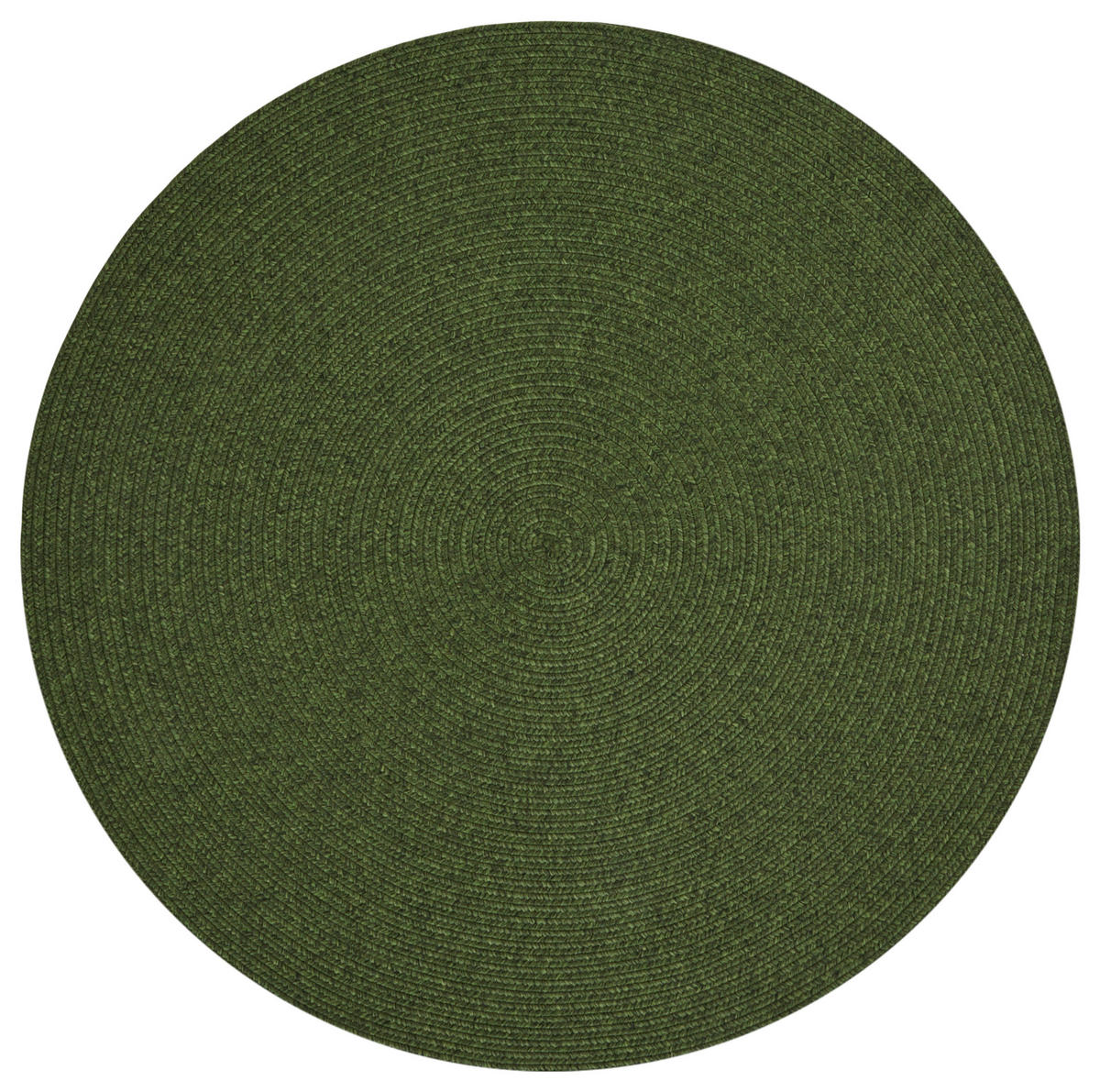 OUTDOORTEPPICH 200 cm Braided Smaragdgrün  - Smaragdgrün, Basics, Kunststoff (200cm)