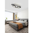 LED-DECKENLEUCHTE 60/28/6,5 cm  - Schwarz, Basics, Kunststoff/Metall (60/28/6,5cm) - Boxxx
