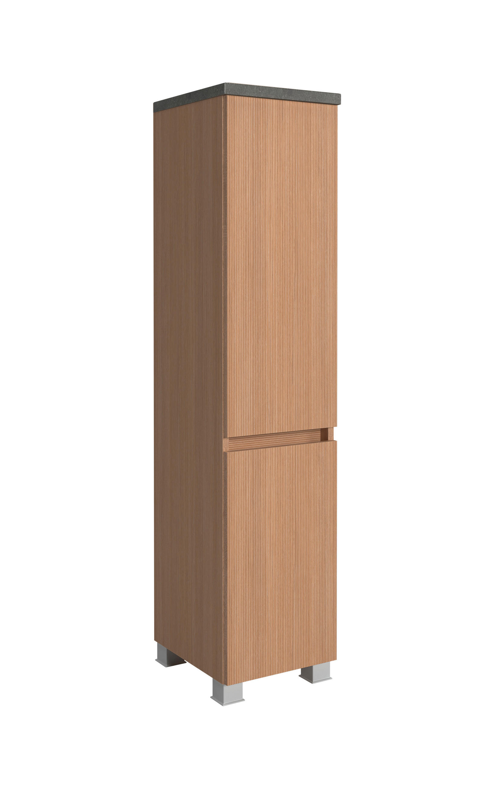 MIDISCHRANK 30/131/35 cm  - Sandfarben/Eichefarben, KONVENTIONELL, Holzwerkstoff/Kunststoff (30/131/35cm) - Xora