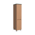 MIDISCHRANK 30/131/35 cm  - Sandfarben/Eichefarben, KONVENTIONELL, Holzwerkstoff/Kunststoff (30/131/35cm) - Xora