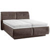 POLSTERBETT 180/200 cm  in Dunkelbraun  - Weiss/Dunkelbraun, Konventionell, Holz/Holzwerkstoff (180/200cm) - Beldomo - Sleep