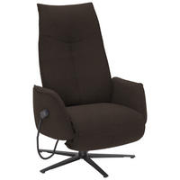 RELAXSESSEL in Textil Dunkelbraun  - Anthrazit/Dunkelbraun, Design, Textil/Metall (71/114/84cm) - Johann Jakob