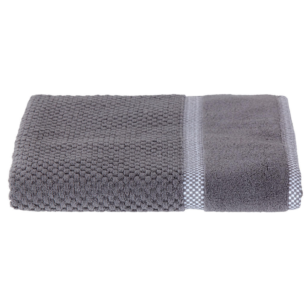 Duschtuch Rocky Baumwolle 500 G/M2 Grau 70x140 cm