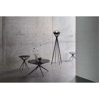 STEHLEUCHTE - Transparent/Schwarz, Lifestyle, Glas/Metall (40/162,5cm) - Joop!