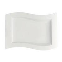 GOURMETTELLER Weiß New Wave  - Weiß, Basics, Keramik (33/24cm) - Villeroy & Boch